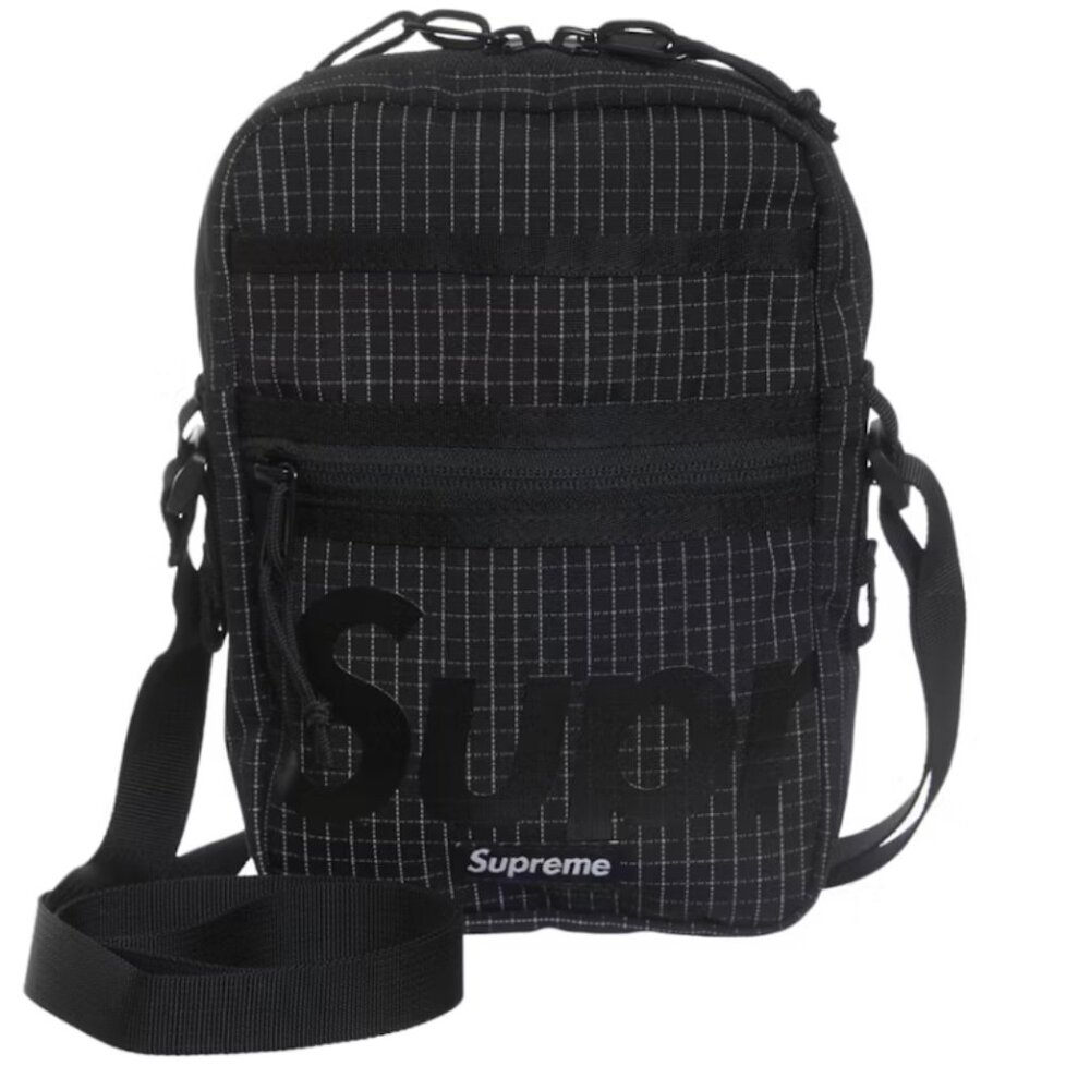 NWT Supreme 3M Shoulder Side Bag (SS24) - Black